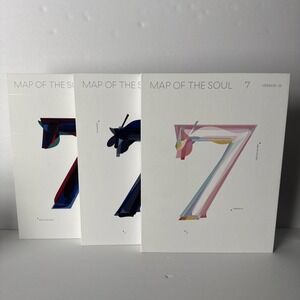 Map Of The Soul: 7 by BTS CD Set Versions 1 2 & 3 Ephemera Posters K-Pop Music‎